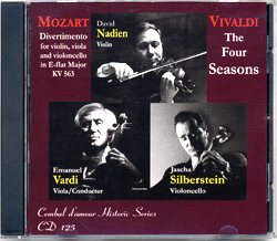 Cd 125 with Emanuel Vardi Viola