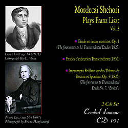 Mordecai Shehori Plays Liszt, Vol. 3