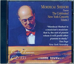 CD 133, Mordecai Shehori, Piano